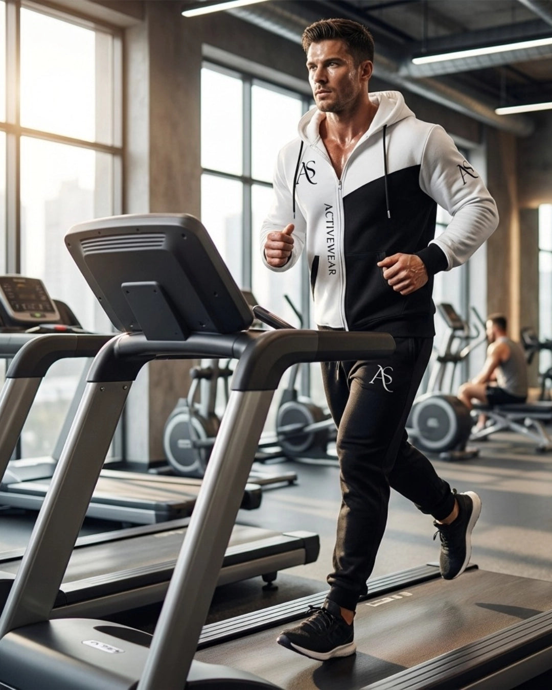 Dual Force Jogginganzug Herren – Winter Trainingsanzug 340 GSM