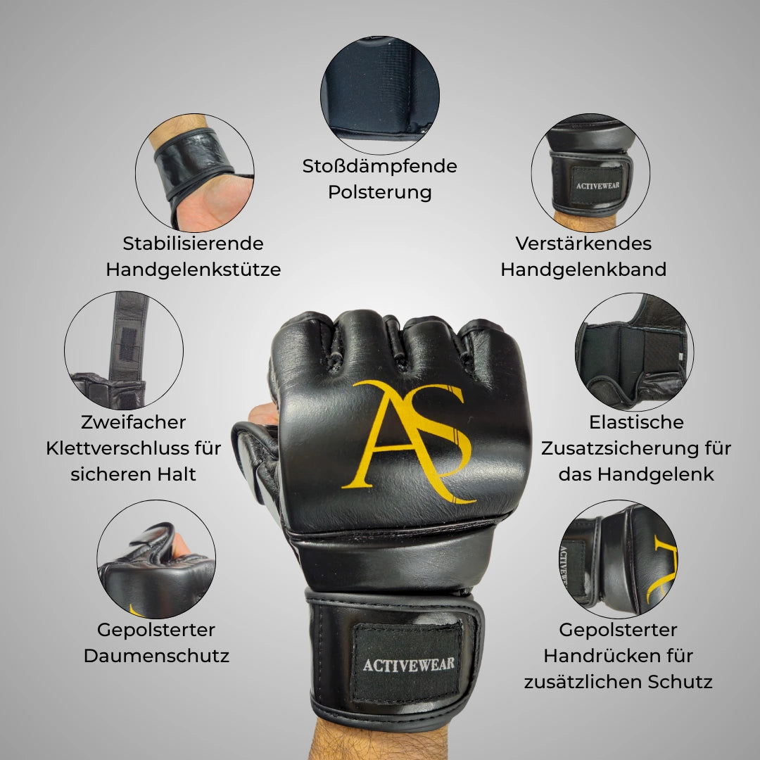 Pro Strike MMA Gloves – 100% Cowhide Leather | AS Activewear