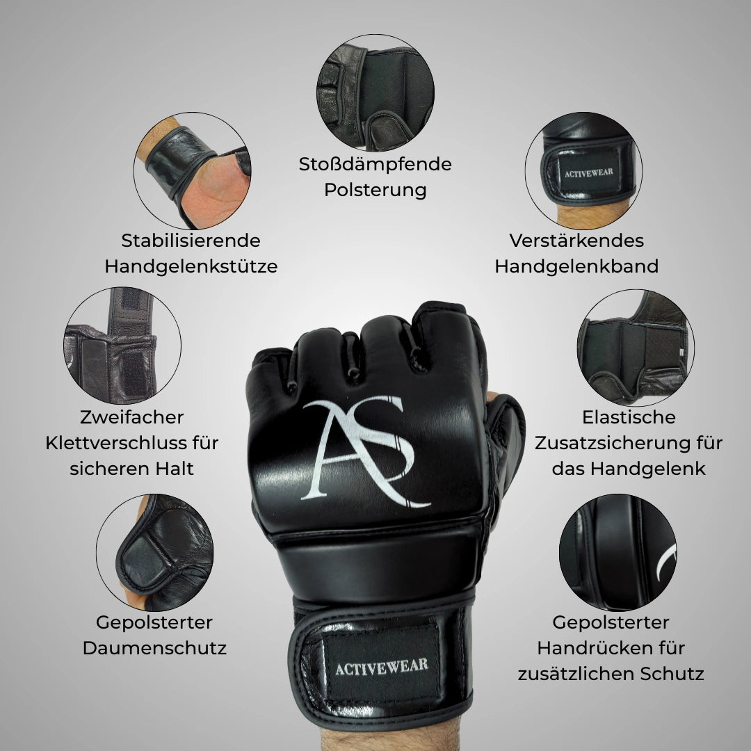 Pro Strike MMA Gloves – 100% Cowhide Leather | AS Activewear