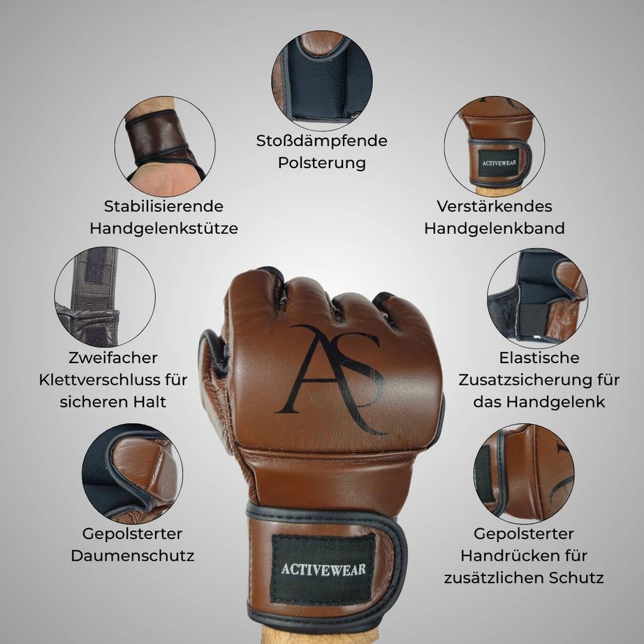 Pro Strike MMA Gloves – 100% Cowhide Leather | AS Activewear
