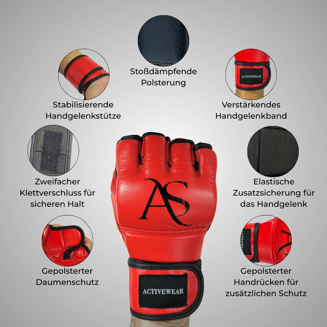 Pro Strike MMA Gloves – 100% Cowhide Leather | AS Activewear